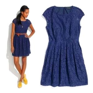 Madewell Navy Lace Dress